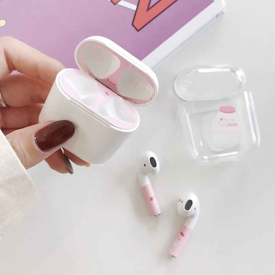 A14 Для AirPods случае 3D мультяшный наушник чехол для Apple Airpods 2 забавные интимные аксессуары защитную крышку с палец кольцо ремень - Цвет: A14