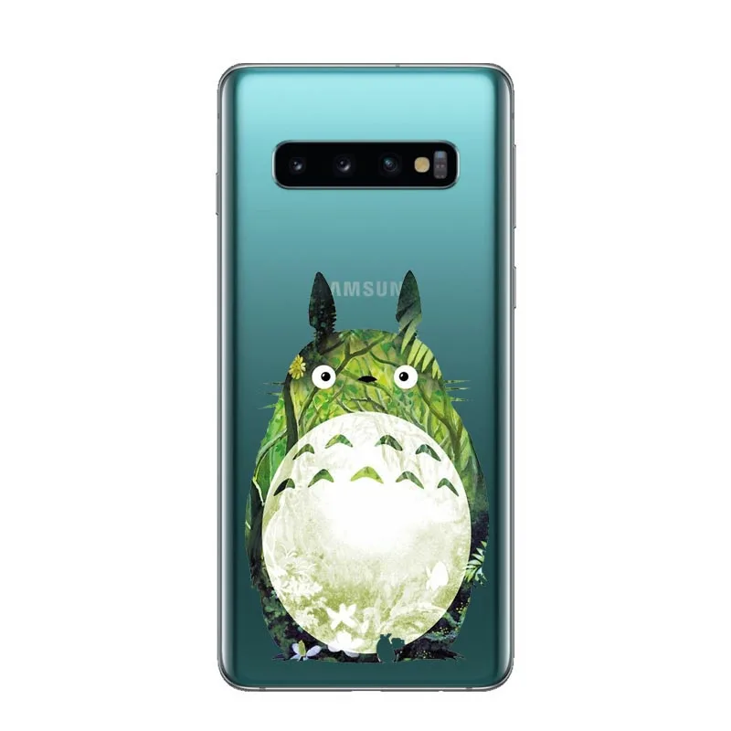 TPU МИЛЫЙ Тоторо Унесенные призраками Ghibli Аниме Миядзаки мягкий чехол для Samsung Galaxy J3 J5 J7 J7 ЕС J6 J8 NOTE 8, 9 - Цвет: TPU