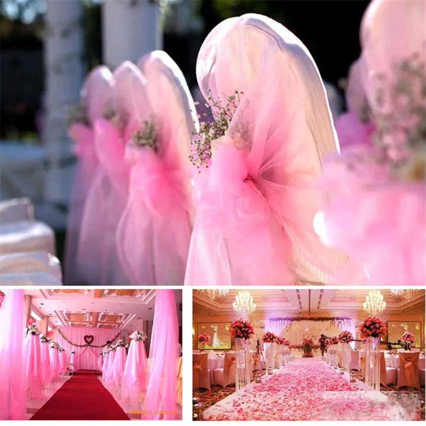 Тюль 5 м ткань &quotкатушка&quot для вечеринки подарочная упаковка свадьбы из органзы