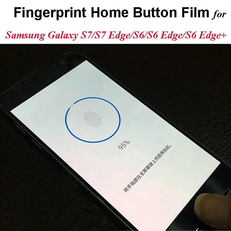 Прозрачная защитная пленка для распознавания отпечатков пальцев Samsung Galaxy