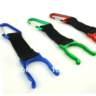 200 шт./лот карабин-зажим держатель для бутылки с водой Кемпинг защелка-зажим улицы