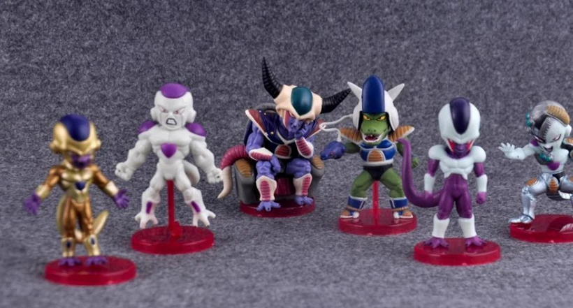 1 шт. Dragon Ball Z Frieza семейная фигурка Золотой Frieza King форма холодной борьбы ПВХ модель злодей ролевая Аниме Коллекция детская игрушка