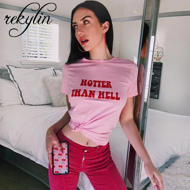 Новинка 2019 года летняя модная женская футболка с надписью Харадзюку Camisas |