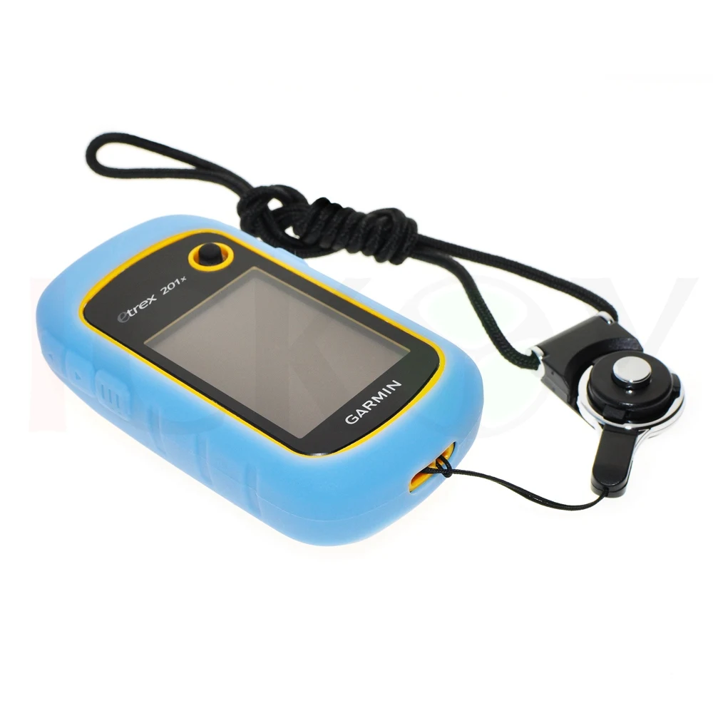 Походный карманный GPS защитный светло голубой силиконовый чехол + Черный Съемный