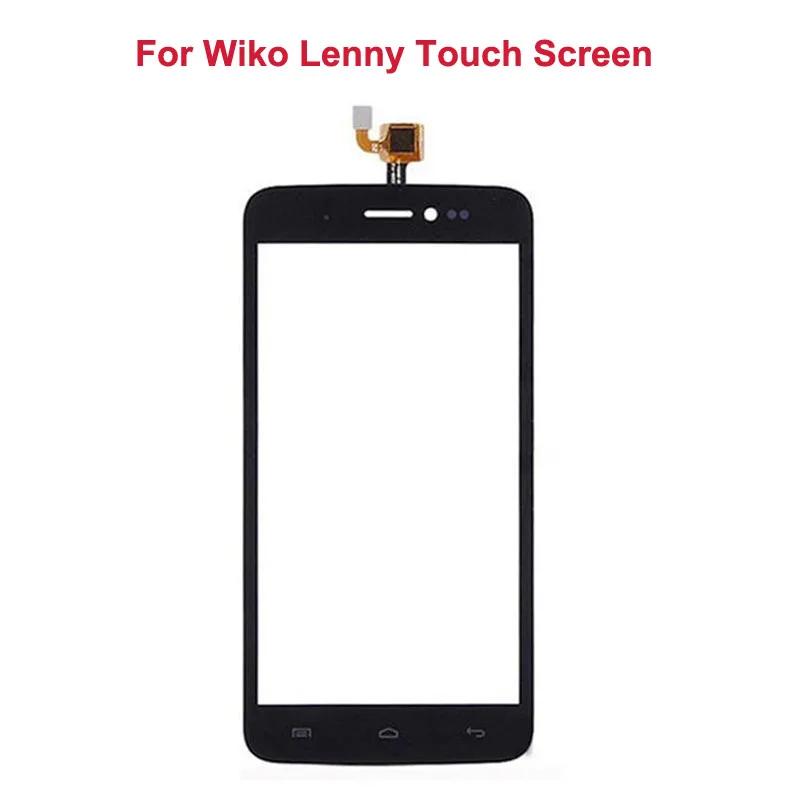 High Quality Front Touch Screen For Wiko Lenny Digitizer Panel Sensor Glass Lens Replacement Black Display | Мобильные телефоны и