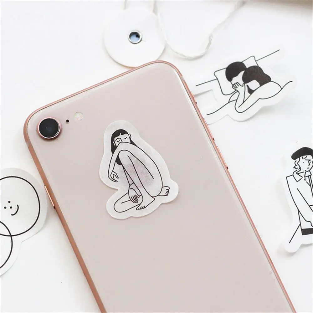 30 шт. бумажные наклейки серии &quotкто-то любит меня&quot DIY Kawaii Канцтовары
