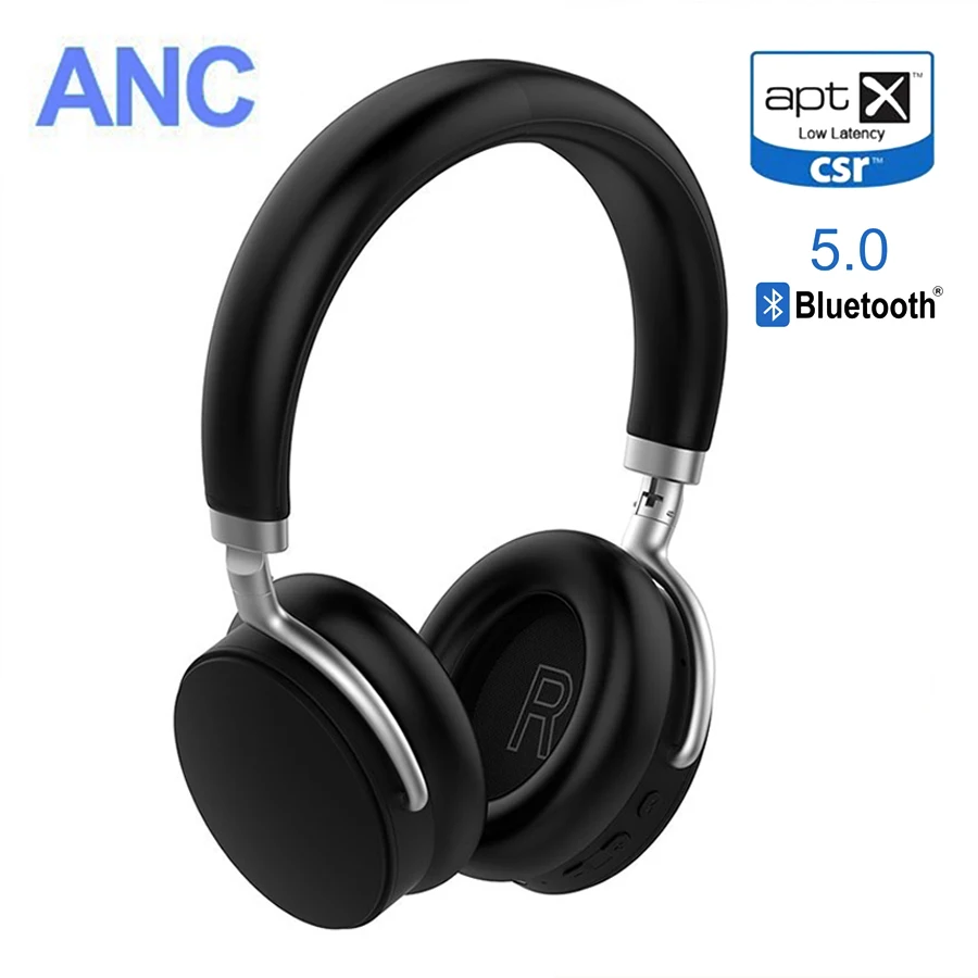 CRDC AptX низкая Задержка/Aptx LL Bluetooth 5 0 наушники ANC Беспроводная гарнитура с активным