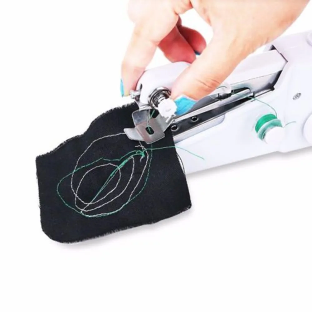Portable Mini Sewing Machine Smart Electric Tailor Stitch Handheld New for Home Travel | Дом и сад