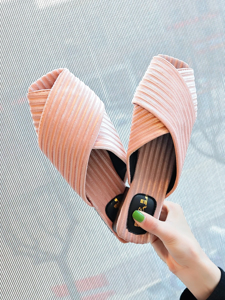 Женские шлепанцы с резным узором летние для улицы пляжа 2019 | Обувь