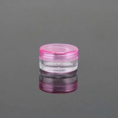 Pink 100x крошечные леди Пластик образец Мини бутылки банки флаконе косметический Портативный пустой горшок - Цвет: Pink