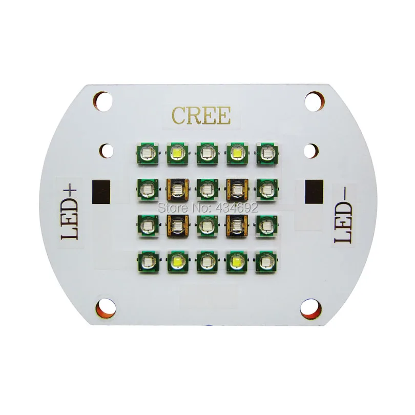 60 Вт CREE XPE XP-E + полусветодиодный s DIY Светодиодная эмиттерная лампа светильник-36 в