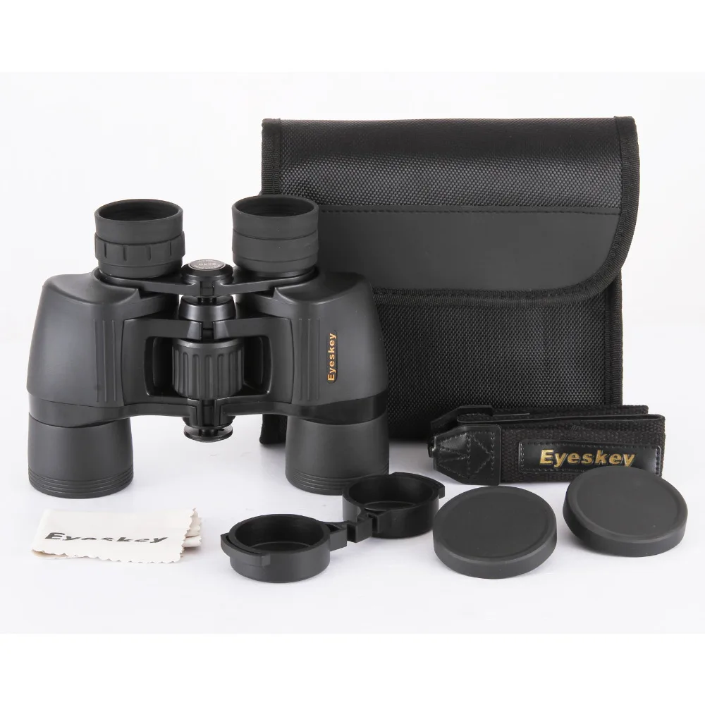Бинокль Eyeskey 8x40 бинокль телескоп Bak4 Prism оптика для кемпинга охоты складные