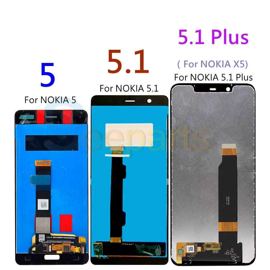 Для Nokia 5,1 ЖК-дисплей сенсорный экран для Nokia 5,1 Plus ЖК 5X5 Замена экрана TA 1024 1027 1044 1053 1008 1030 1109