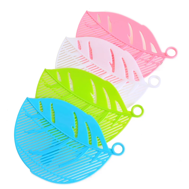 Прочный пластиковый инструмент в форме листа 4 цвета|rice strainer|rice washrice wash sieve |