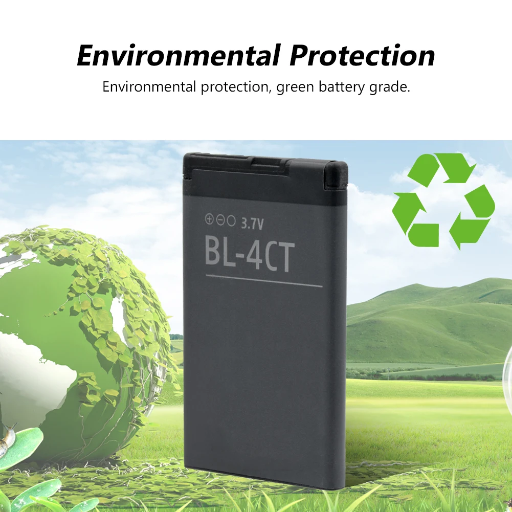 3,7 V 860 мА/ч, Перезаряжаемые литий BL4CT BL-4CT Батарея BL 4CT для Nokia 5310 6700s 7310c 5630 7230X3 7210s X3