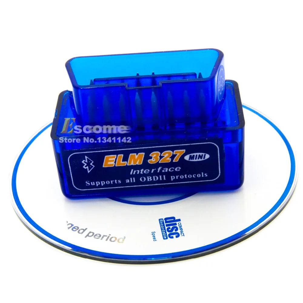 Escome Специальный Мини Bluetooth ELM327 OBD2 инструмент для тестирования автомобиля Продажа