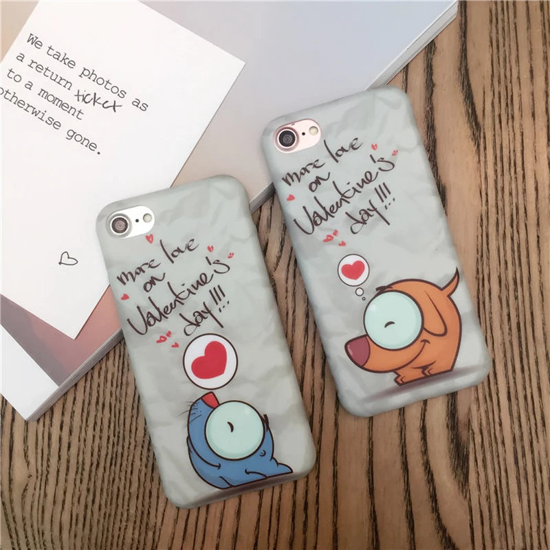 Мода мультфильм телефон чехол для iPhone 6 S плюс 7 силикагель скучный польский