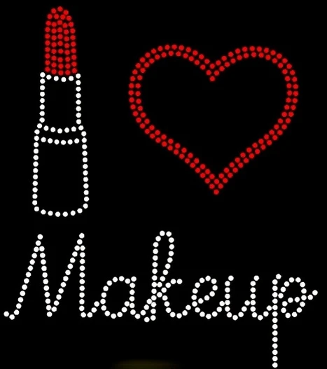 

Бесплатная доставка, I love, макияж, помада, макияж Стразы