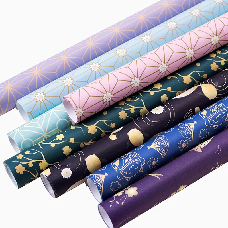 50*70cm 8pcs/lot Gift Wrapping Paper Handmade DIY Packaging Material Kraft Bouquet Florist Supplies | Дом и сад