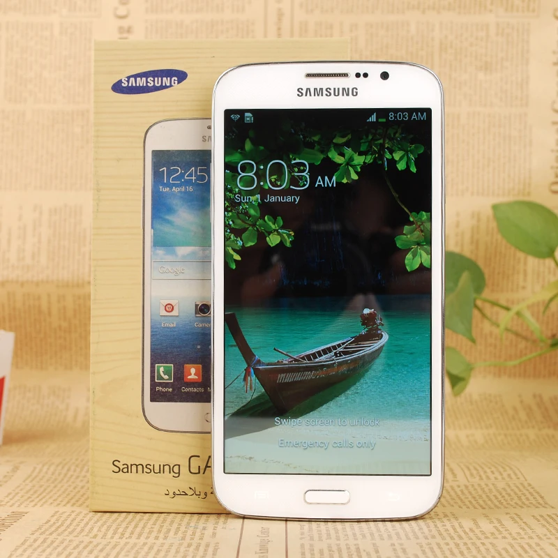 Оригинальный разблокирована samsung Galaxy Mega 5 8 дюймов I9152 мобильные телефоны Dual Core 1 ГБ
