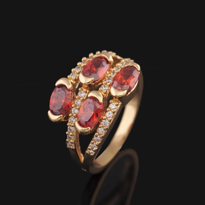 Женское кольцо MxGxFam 18 золотых цветов с фианитом|rings for women|ring forring ring |