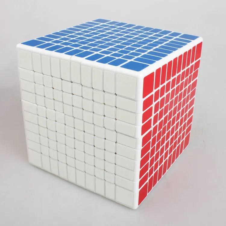 ShengShou 10x10x10 головоломка куб профессиональный ПВХ и матовые наклейки Cubo Magico головоломка скорость Классические игрушки для детей подарок для взрослых