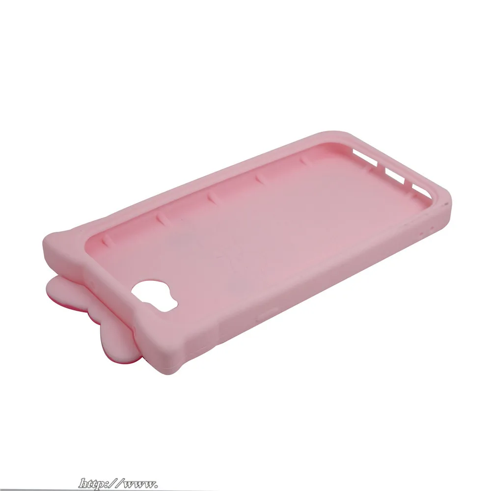 3D Cartoon Pink pig Silicone Phone Case For Huawei Honor 5A LYO-L21 / Y6 II Compact Y5 Y5II Cover |