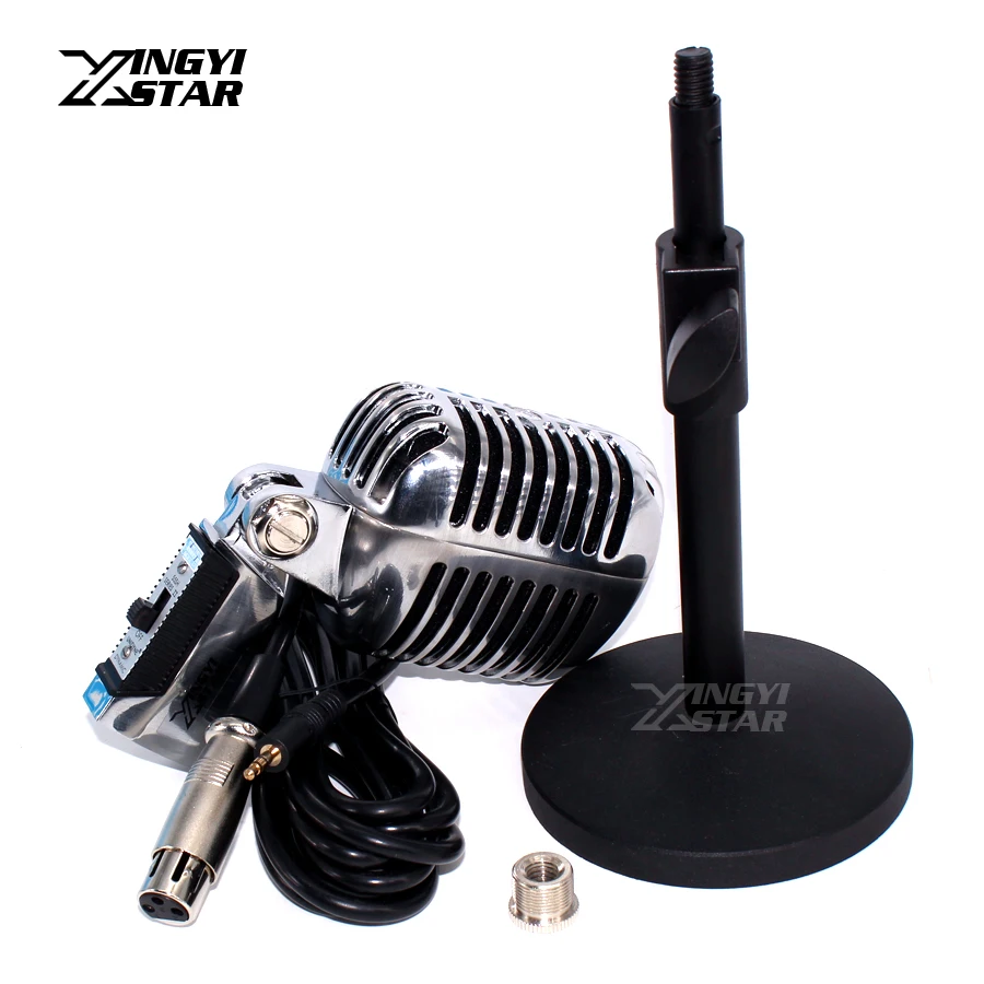 Профессиональный Проводной динамический винтажный микрофон с разъемом 3 5 мм