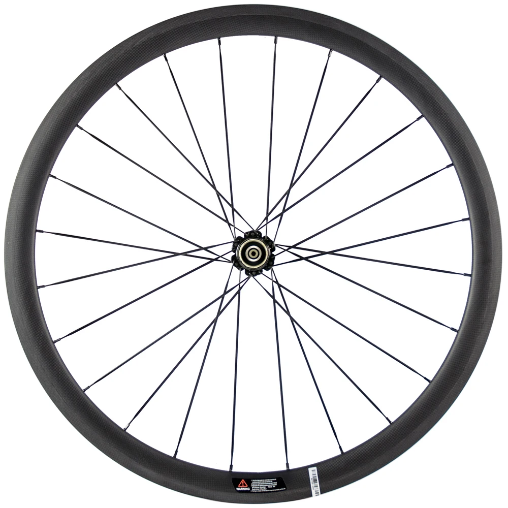 Набор колес для карбонового дорожного велосипеда 38mm Clincher Carbon Wheels 3k Matte Racing