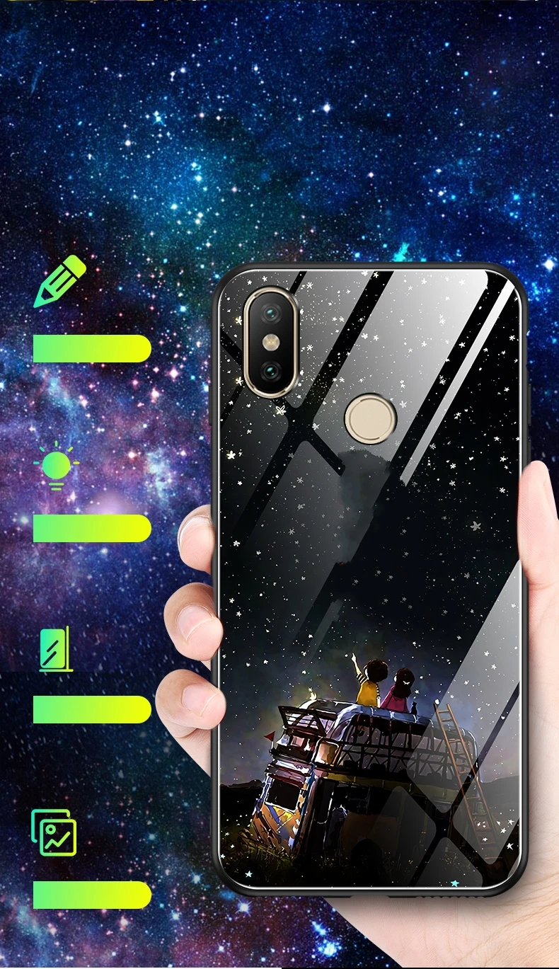 Стеклянный чехол для Xiao mi Red mi K20 Pro mi 9T Red mi 7A чехол противоударный Lu mi nous закаленное стекло чехол для Xiao mi Red mi 8 8A 7 Чехол
