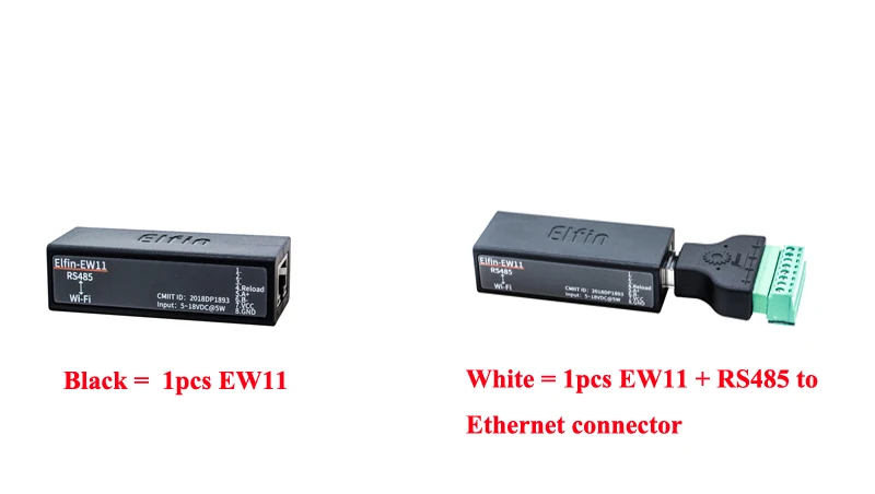 Последовательный порт RS485 к Wi-Fi сервер последовательного устройства Elfin-EW11 поддержка TCP/IP Telnet Modbus TCP протокол передачи данных через Wi-Fi