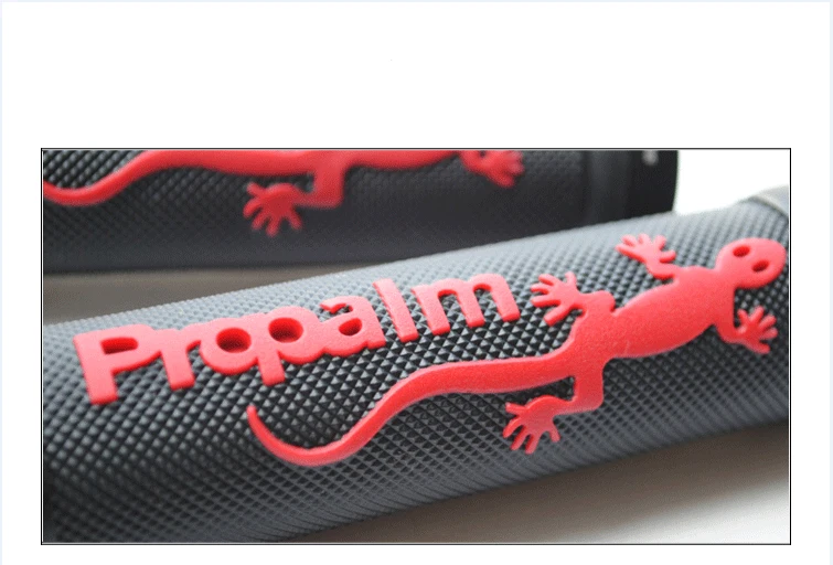 Propalm Gecko противоударные резиновые велосипедные ручки для шоссейного велосипеда MTB алюминиевый торцевой стержень с двойным фиксированным концом велосипедного руля