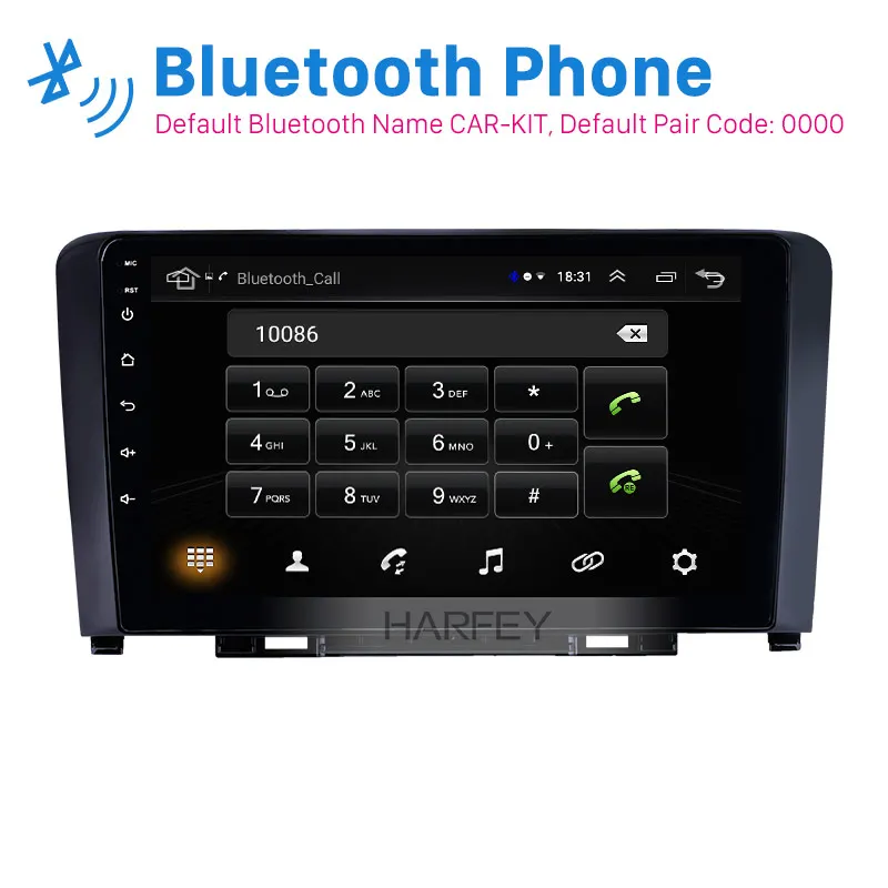 Harfey Android 9 1 GPS навигация дюймов автомобильное радио для Great Wall Haval H6 2011 2016 HD
