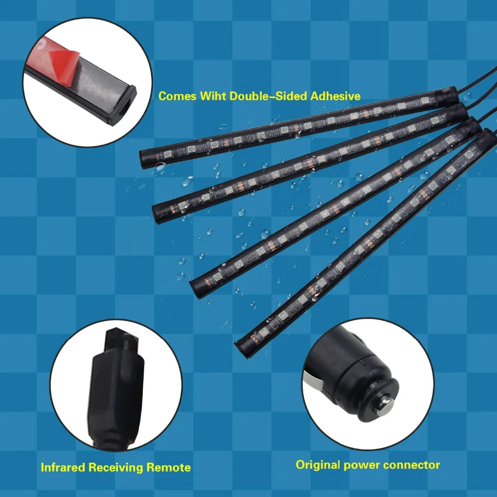 Автомобильные аксессуары светодиодная мягкая полоса Беспроводное