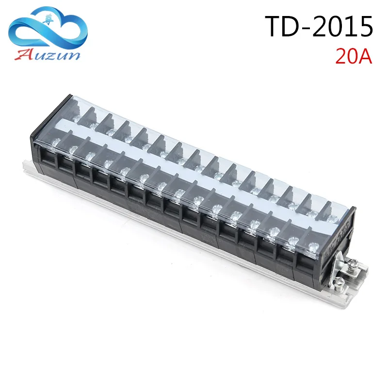 

TD-2015 рельсовый клеммный блок Комбинированный клеммный блок 15-позиционный клеммный блок 20A660V