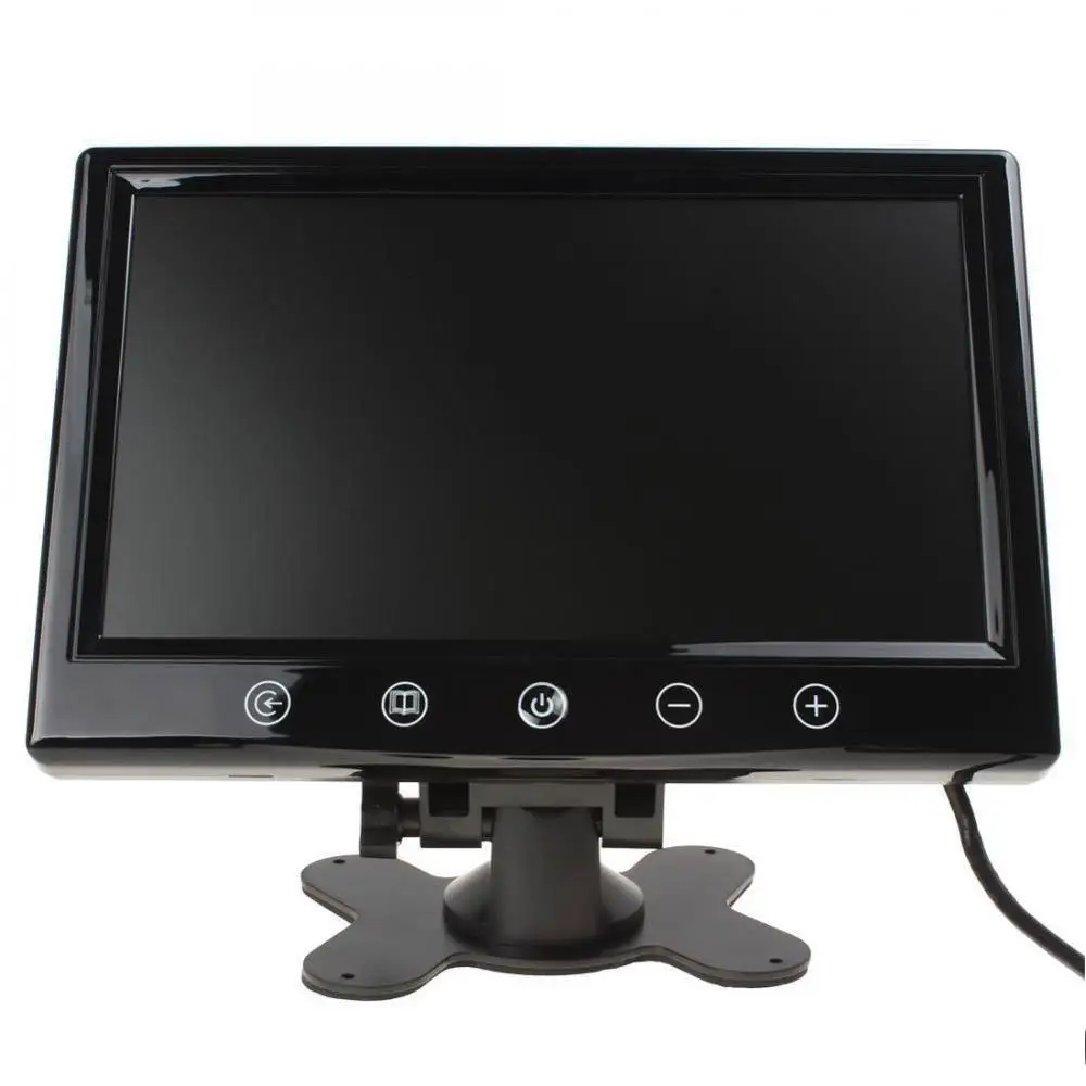 Бесплатная Автомобильная камера 9 дюймов TFT lcd монитор парковки заднего вида Авто
