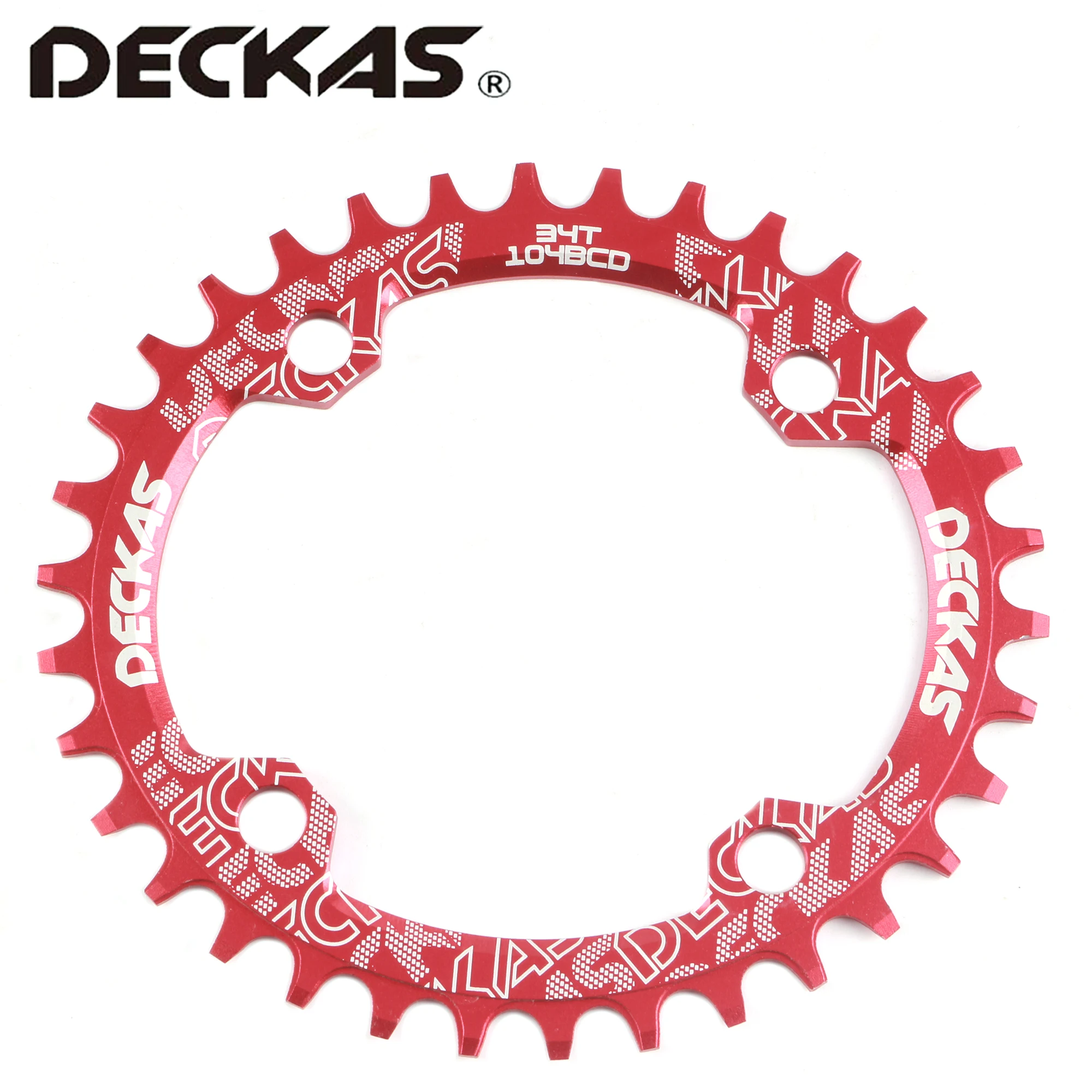 DECKAS положительная и отрицательная зубная пластина одинарная горный велосипед