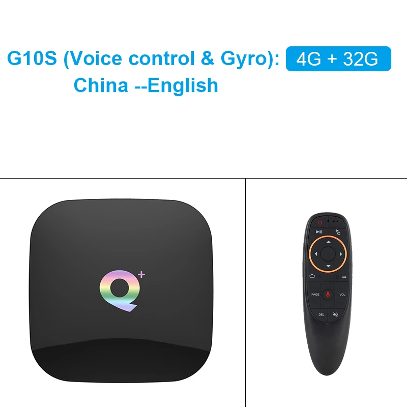4G32G add G10S Горячая Q plus Android tv box 8,1 9. 0 OS USB3.0 wifi 4G32G 64G H6 четырехъядерный Cortex-A53 HD mi 2,0 6K VS X96 mi ni mi BOX - Цвет: 4G32G add G10S
