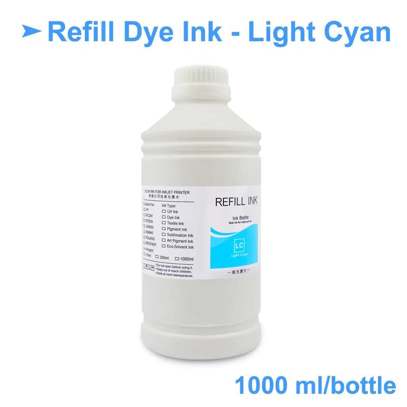 Универсальный набор чернил для Epson SureLab D700 6x1000 мл Fuji DX100 Stylus Pro 7600 9600 7000 7500 9000 10000