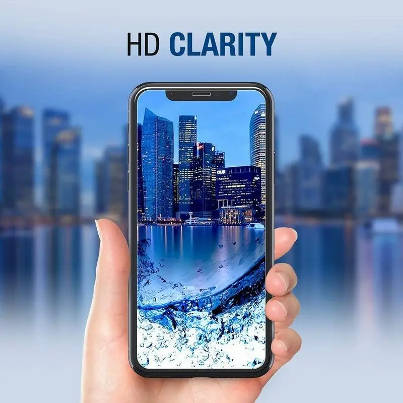 2 шт. Защитная пленка для экрана из закаленного стекла iPhone 11 Pro Max XR XS X 8 7 6 6s Plus 5S Verre