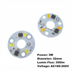 20 штук 3 Вт LED 5730 SMD диммируемая алюминиевая пластина, Светодиодная панель 220 в 230 в 240 В, диаметр 32 мм светодиодный теплый белый светодиодный светильник pcb