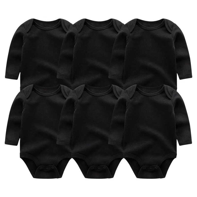Baby Bodysuits6102 6 шт детская одежда боди с единорогами 0-12 M Roupas de малыш Bebe одежда полосатый комбинированный купальник хлопоковый для новорожденных малышей Одежда для девочек - Цвет: Baby Bodysuits6102