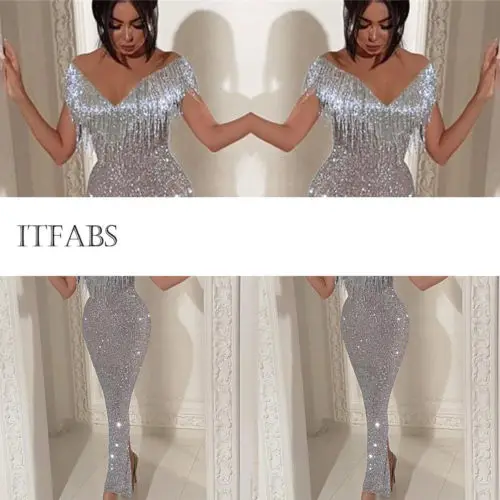 Женские платья модное сексуальное облегающее официальное платье с глубоким V