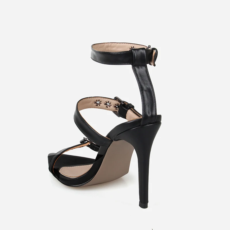 Женские Классические сандалии-гладиаторы на высоком каблуке 11 см