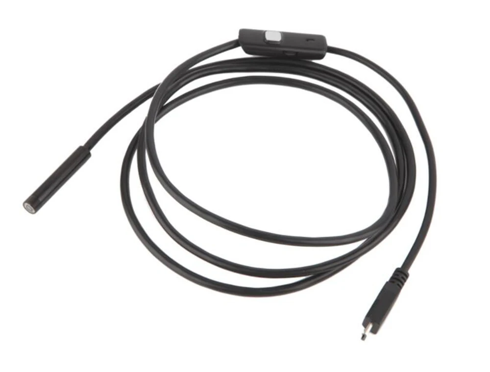 5,5 мм эндоскоп камера гибкая USB мини-видеокамеры IP67 Водонепроницаемый 6 светодиодов бороскоп Инспекционная камера для Android ПК ноутбук