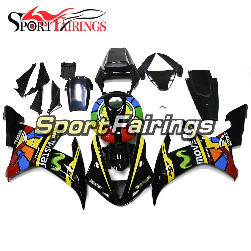 

Обтекатели для мотоциклов Yamaha YZF1000 R1 2002 2003, желтые, черные, красные