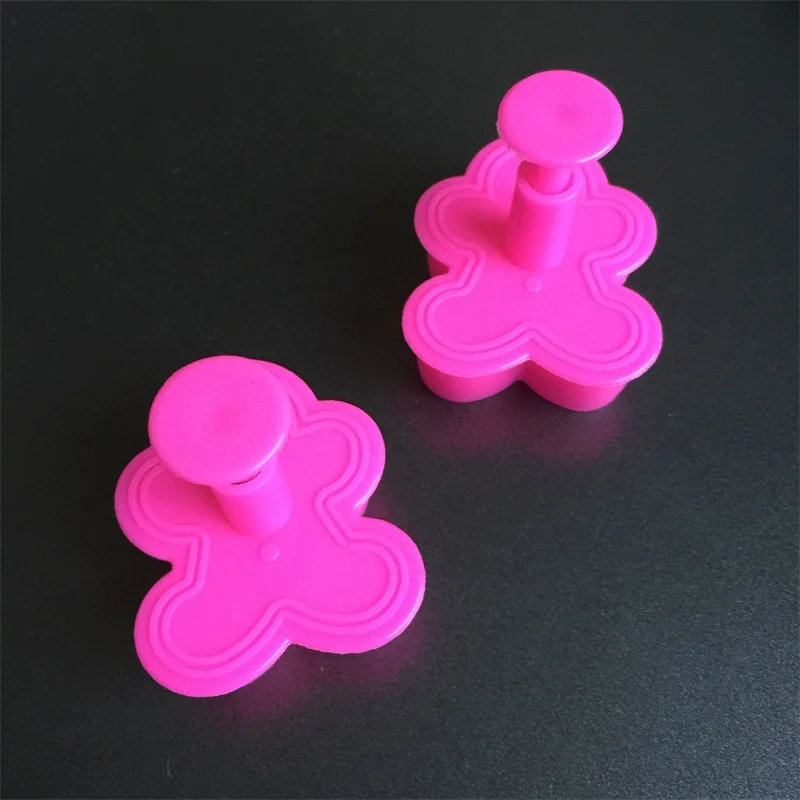 Рождественское украшение для печенья имбирный человек форма поршень резаки