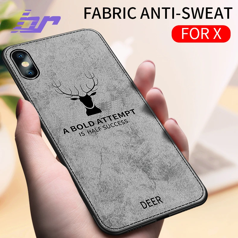 BR 3D печать винтажная ткань чехол для iPhone X Чехлы анти-пот задняя крышка с