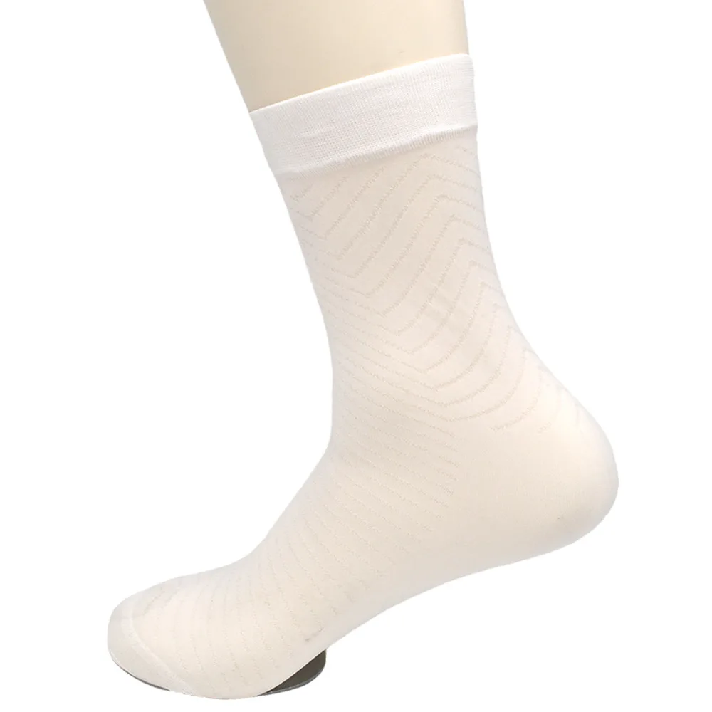 

10 Pairs Mens Silk Socks Breathable Pure Silk Socks Ultra-thin Ankle Short Black White Socks