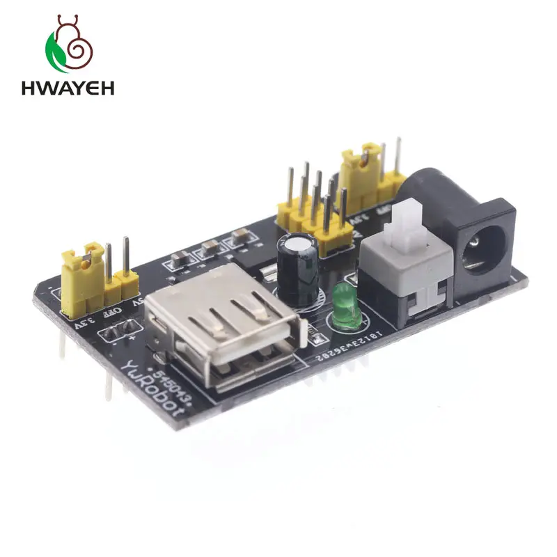 MB102 макет Питание модуль MB 102 3 V 5V Solderless макетная плата ForDIY Напряжение